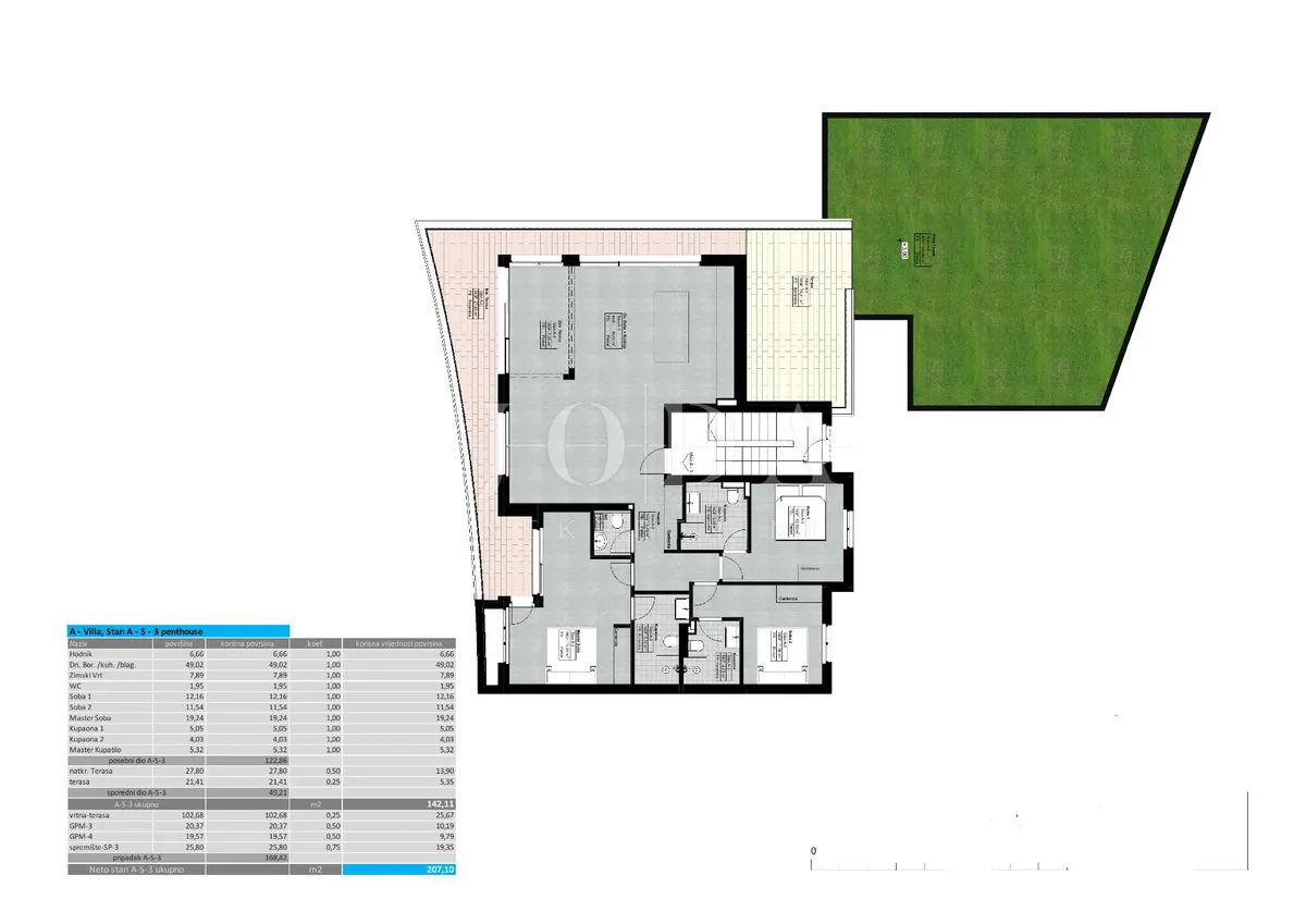 Stan - Lovran, 151m2