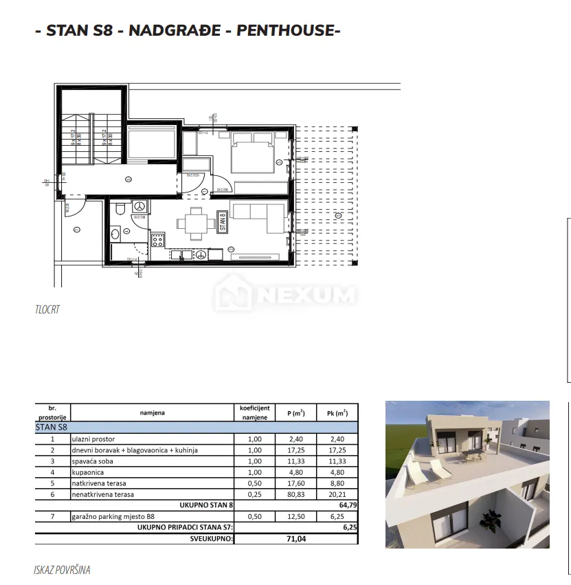 Stan - Kaštela, 134m2
