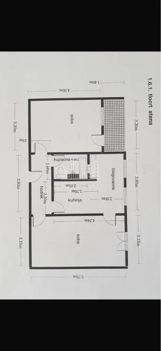 Stan - Novi Zagreb - Zapad, 56m2