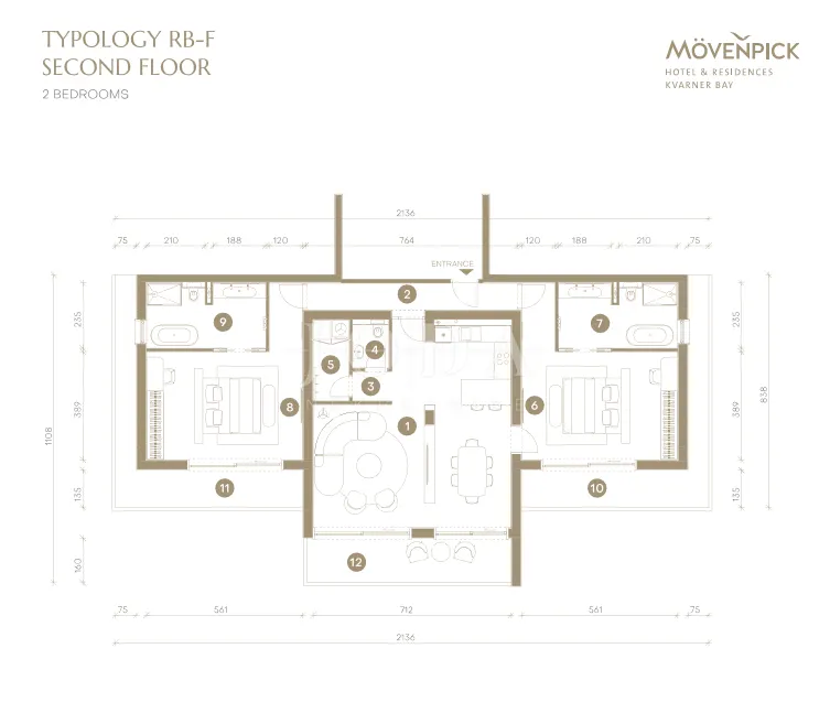 Apartment - Novi Vinodolski, 115.98m2