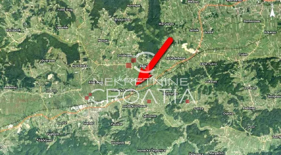 Land - Ivanec, 2650m2