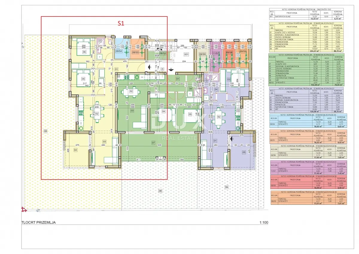 Apartment - Vodice, 88.7m2