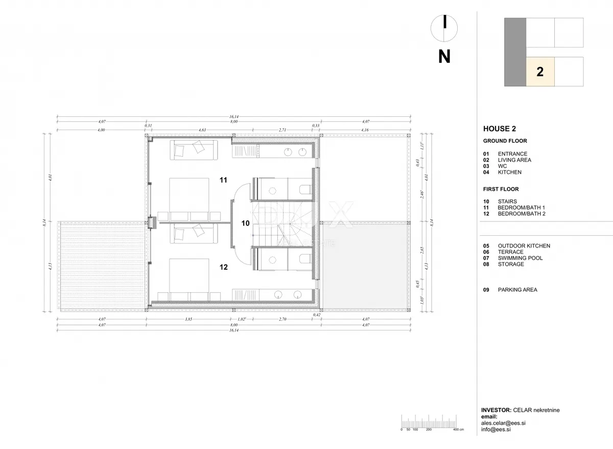 Kuća - Umag, 126m2