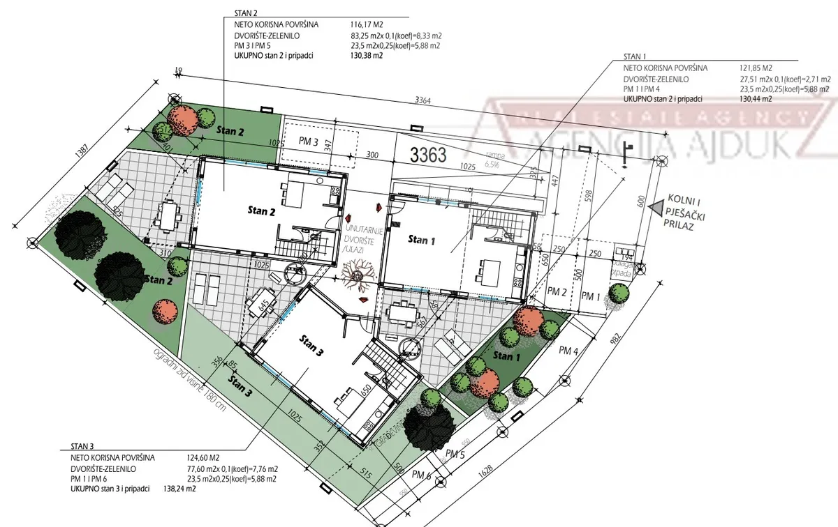 Land - Biograd na Moru, 756m2