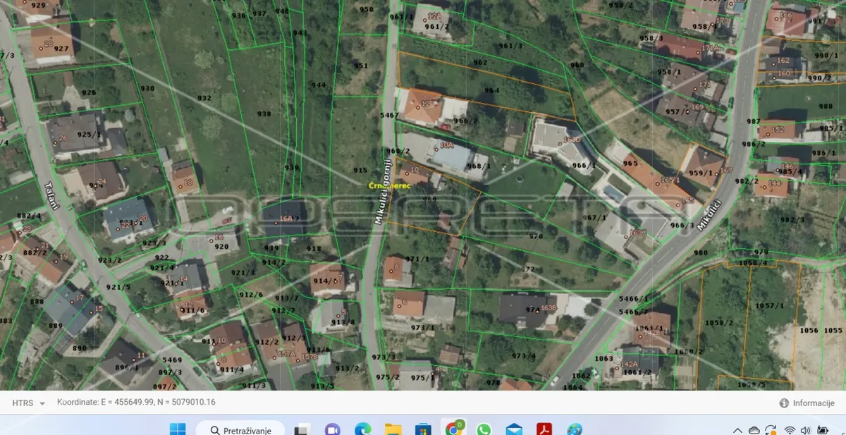 Land - Mikulići Gornji, Črnomerec, Zagreb, 1165m2