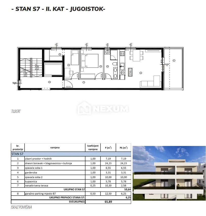 Stan - Kaštela, 67m2
