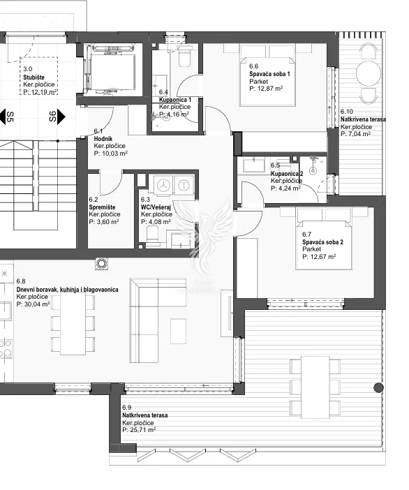 Stan - Tribunj, 102.86m2