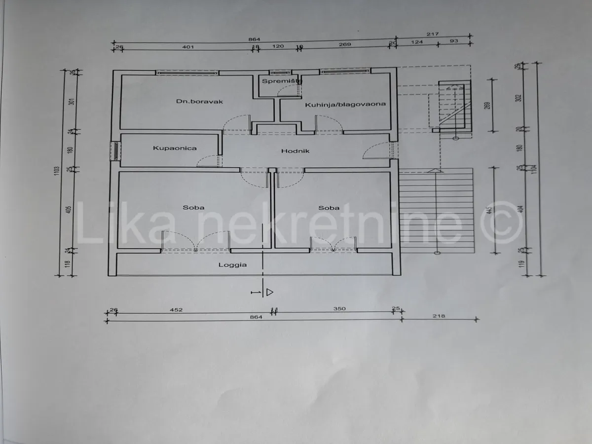 Apartment - Karlobag, 110m2