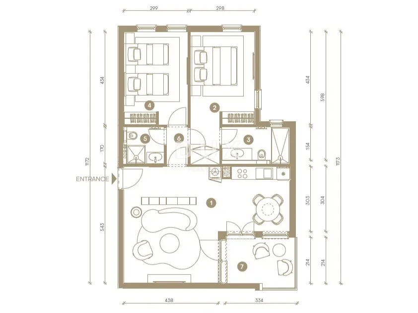 Apartment - Novi Vinodolski, 65m2