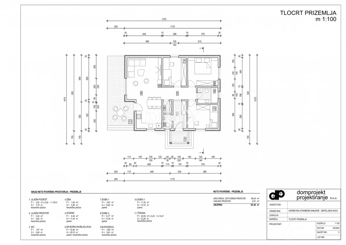 House - Vodnjan, 93.36m2