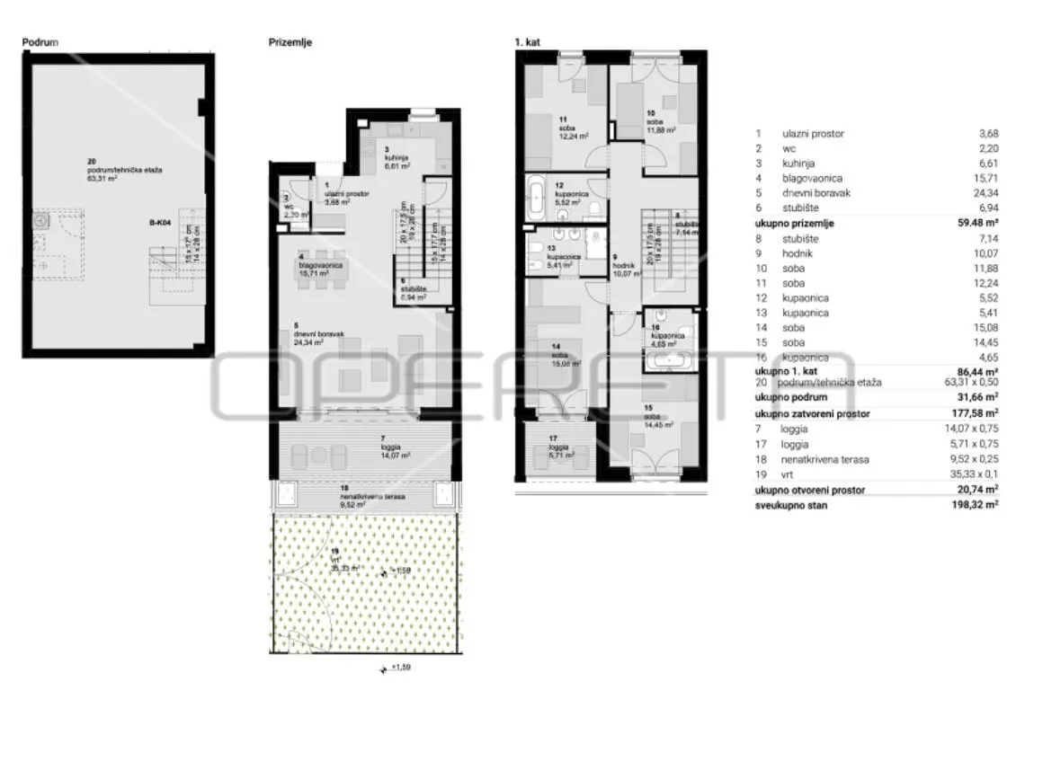 Apartment - Kneza Borna, Centar, Zagreb, 227m2