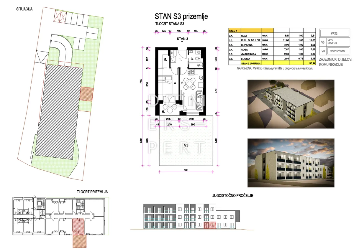 Stan - Peščenica - Žitnjak, 34.14m2