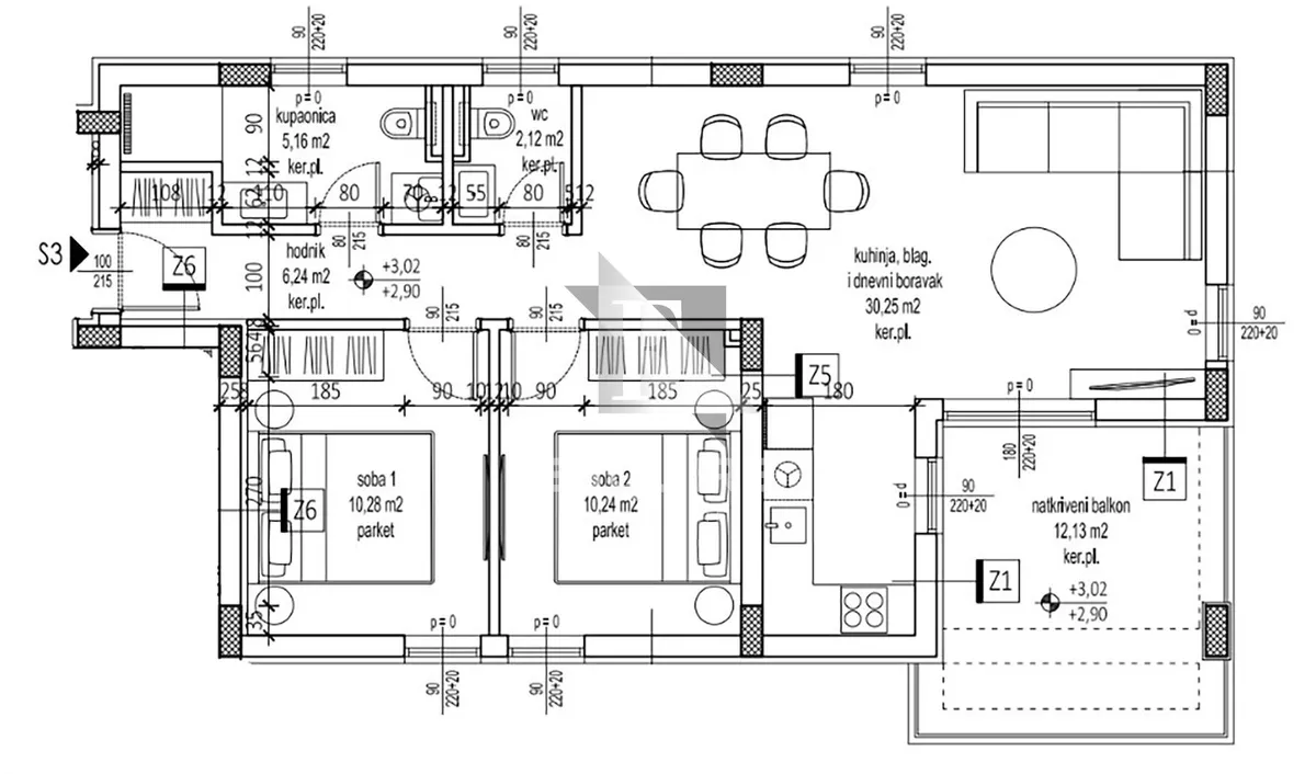 Apartment - Zadar - Okolica, 79.99m2