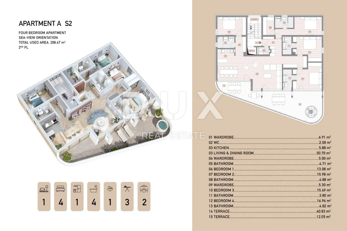 Stan - Opatija, 208.47m2