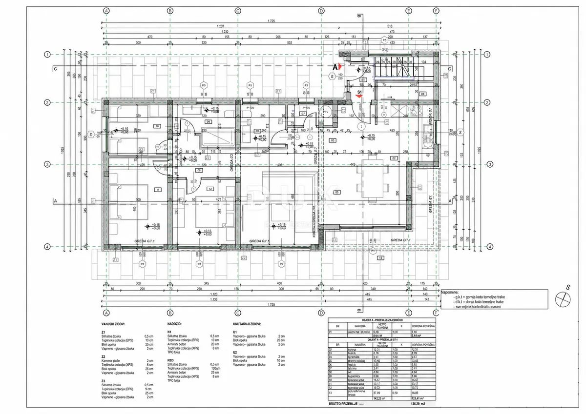 Stan - Vodice, 140.41m2
