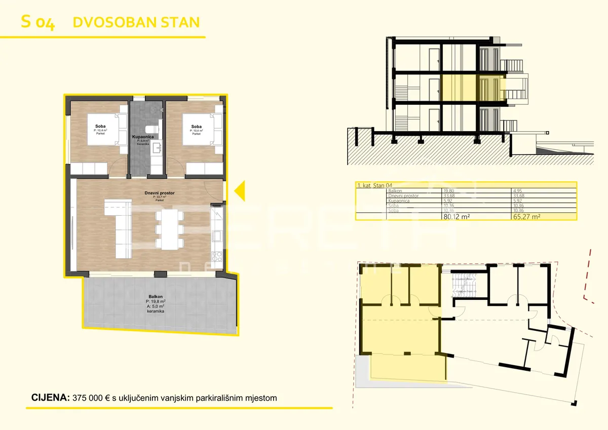 Stan - Stupini čeline, Rogoznica, Rogoznica, 65m2