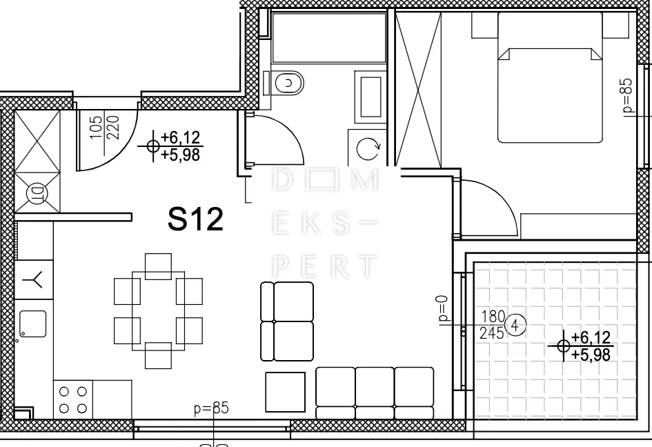Stan - Sesvete, 53.33m2