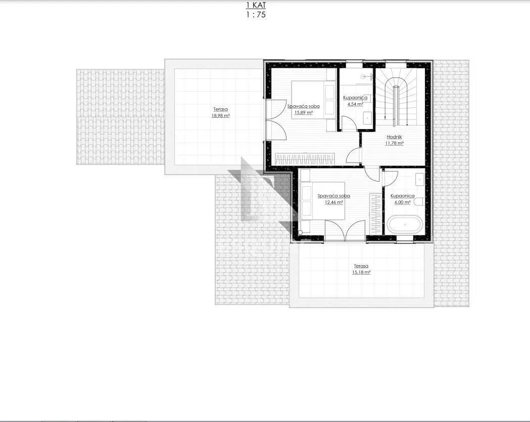 Zemljište - Vrsi, 600m2