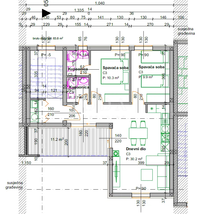 Stan - Vinodolska Općina, 63m2