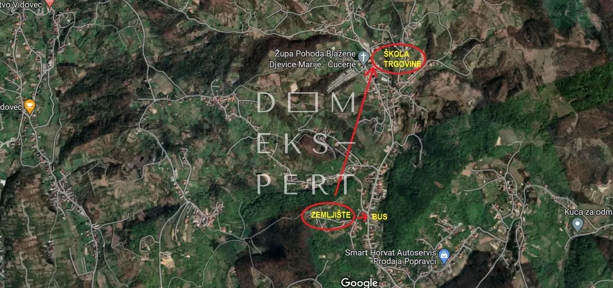 Zemljište - Gornja Dubrava, 1250m2