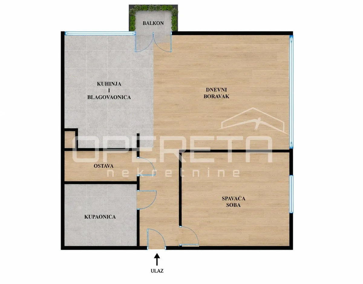 Stan - Susedgradska ulica, Trešnjevka sjever, Zagreb, 56m2
