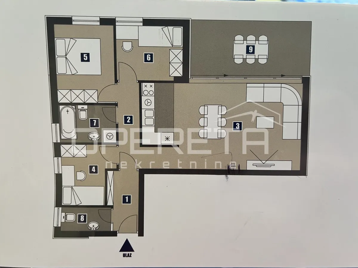 Apartment - Mocire, Zadar, Zadar, 88.87m2