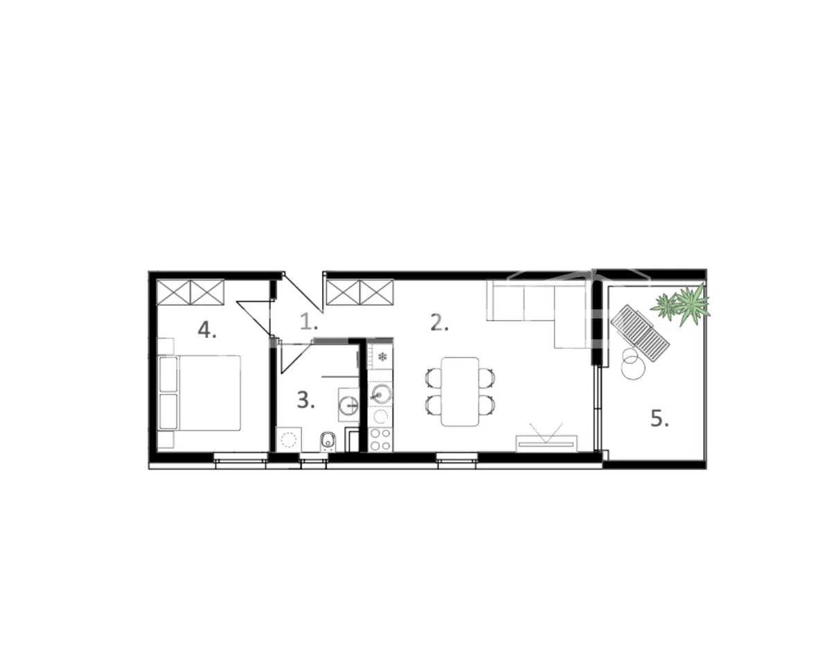 Stan - Sarajevska, Vodice, Vodice, 49m2