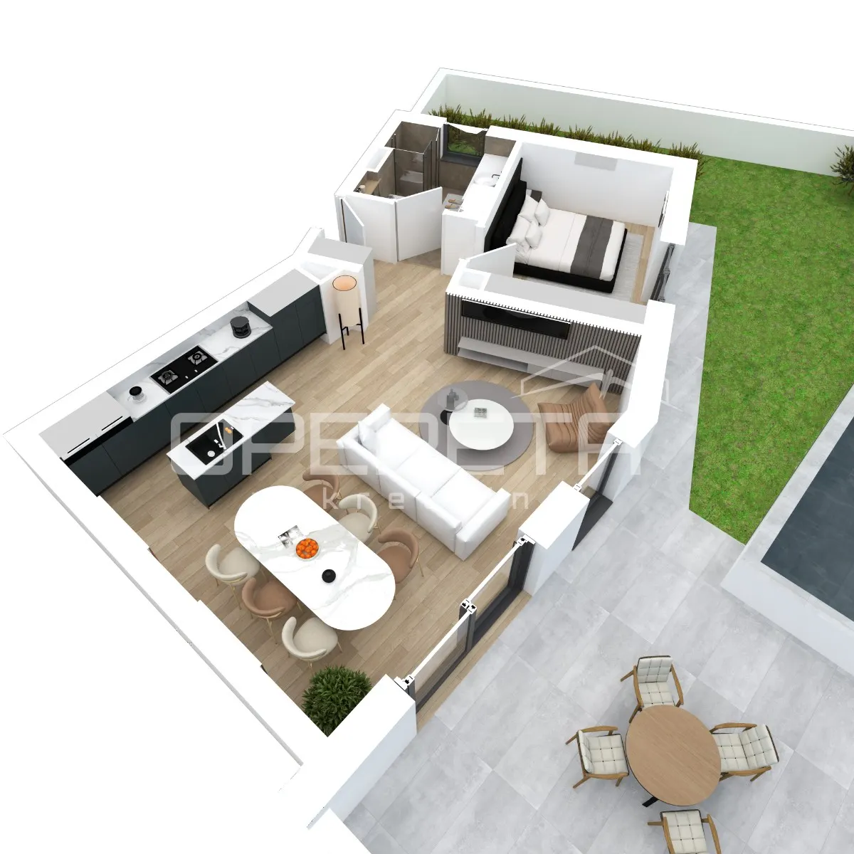 Stan - Umag, Umag, Umag, 53.41m2