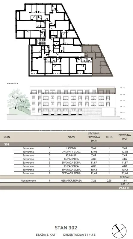 Stan - Kuniščak, Črnomerec, Zagreb, 80m2