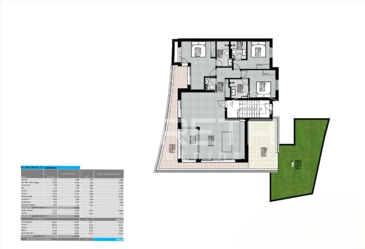 Apartment - Lovran, Lovran, Lovran, 142.11m2