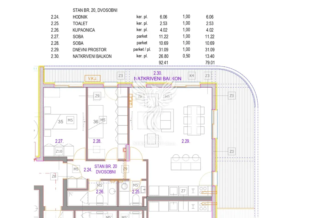 Apartment - Split, 93.89m2