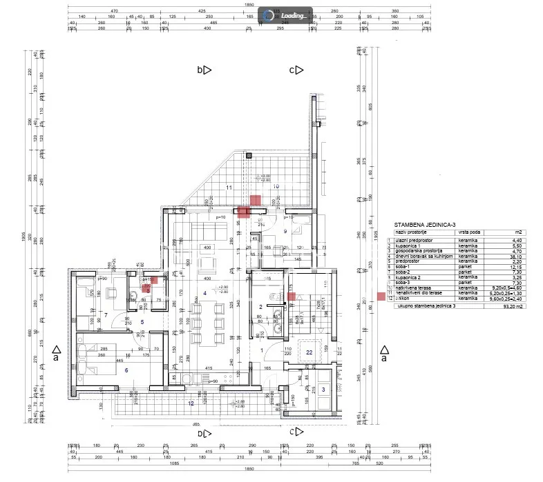 Apartment - Gornji Kneginec, 93.2m2