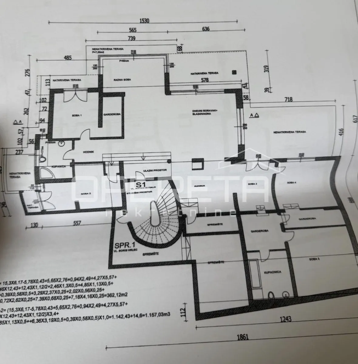 Apartment - Gornje Prekrižje, Centar, Zagreb, 285m2