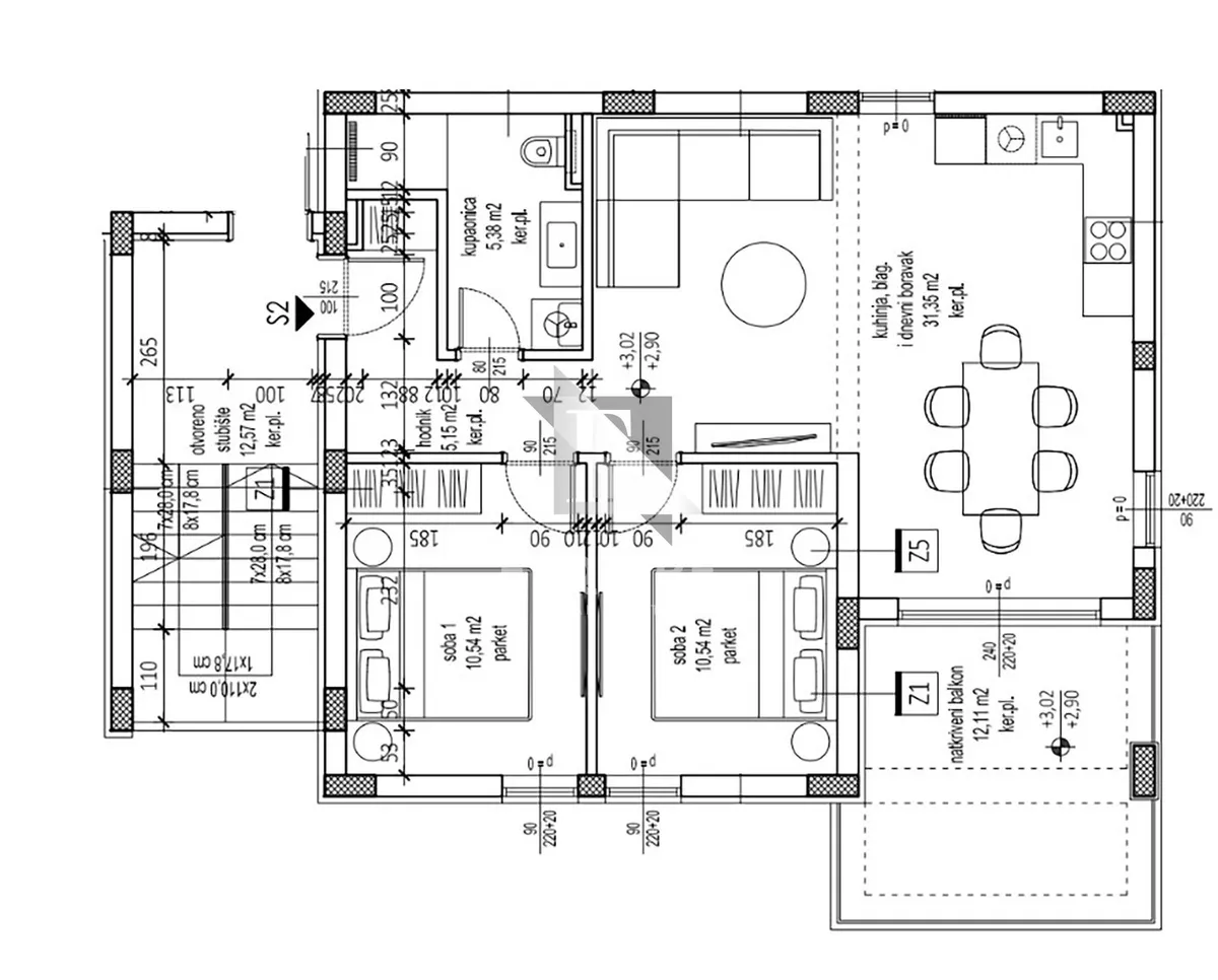 Apartment - Zadar - Okolica, 96.55m2
