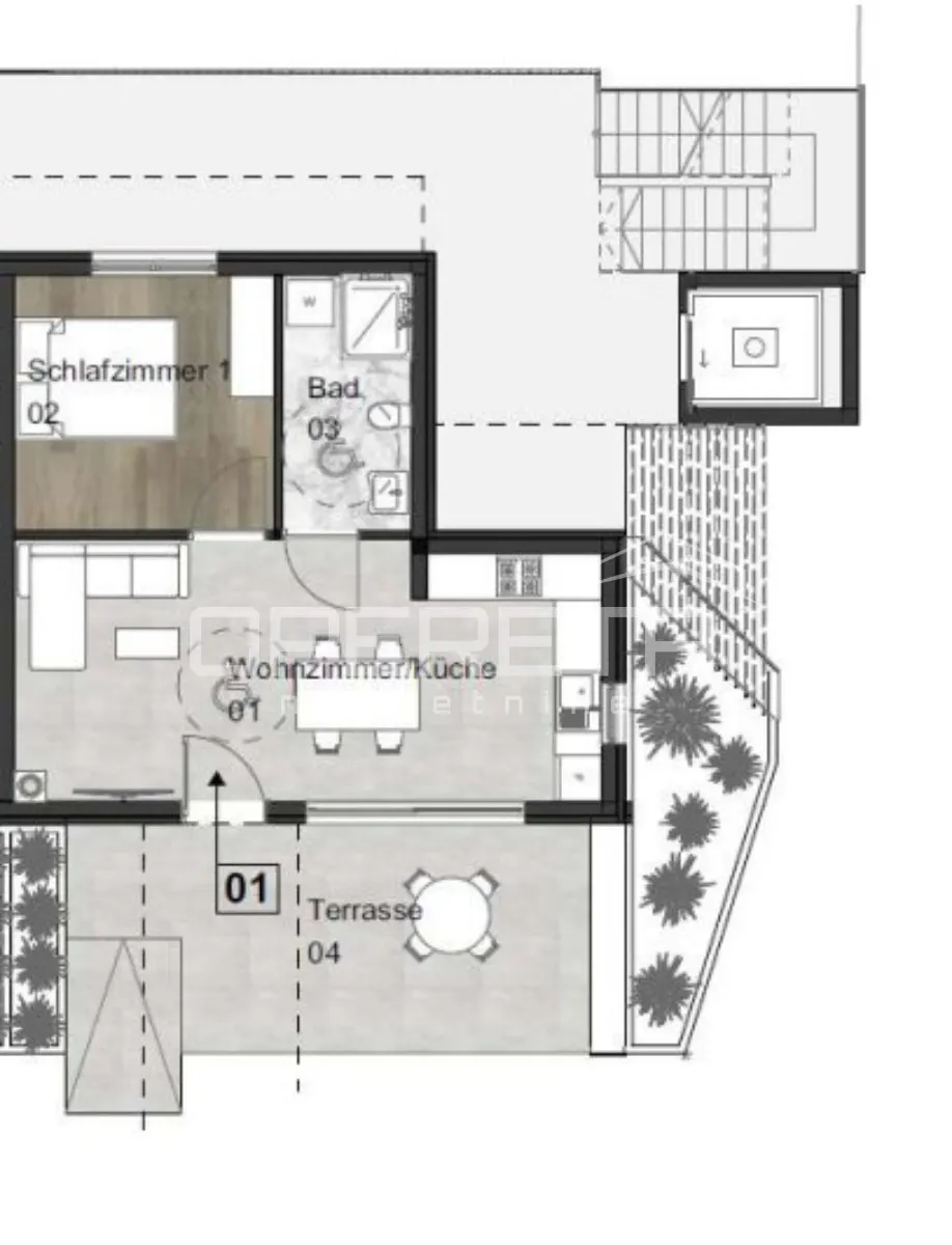 Stan - Tar, Poreč, Poreč, 62.28m2