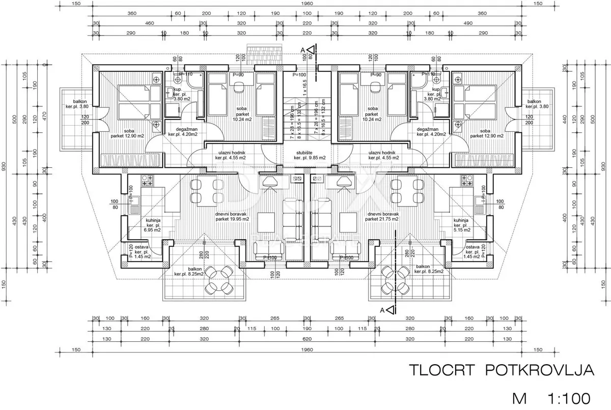 Apartment - Malinska-Dubašnica, 152m2