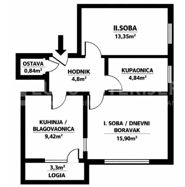Stan - Peščenica - Žitnjak, 50m2