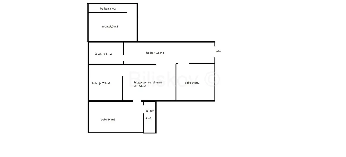 Stan - Neslanovac, Split, 100m2