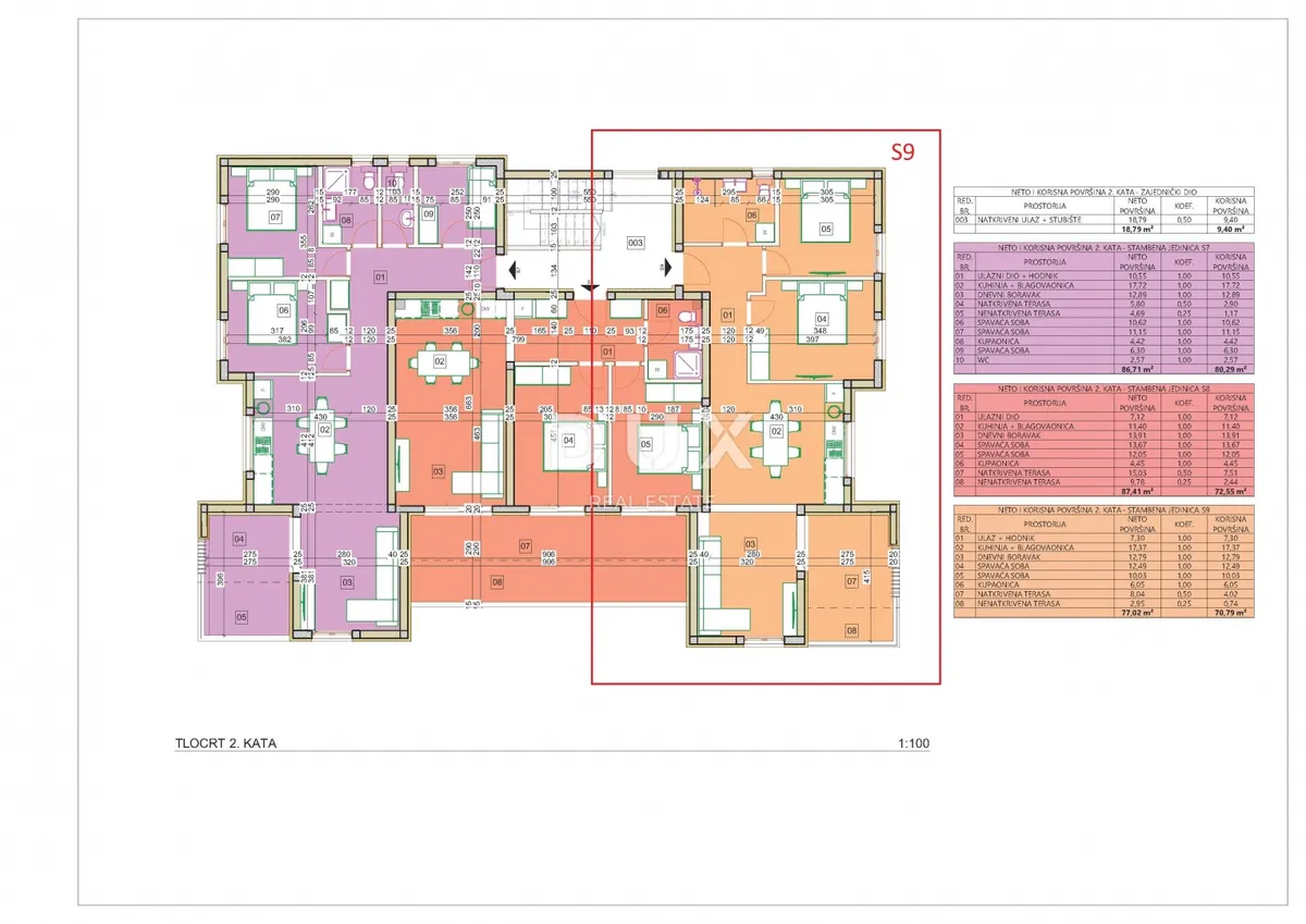Apartment - Vodice, 77.8m2