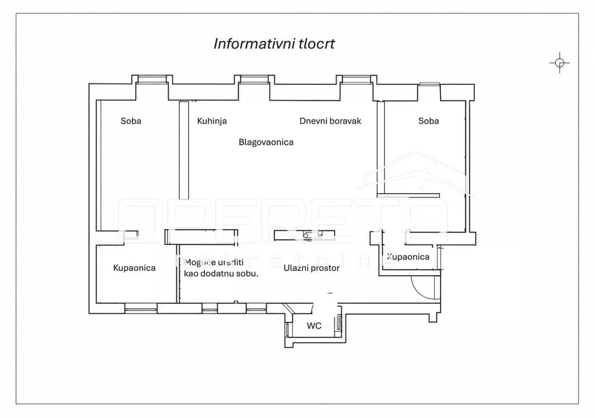 Ured - Varšavska, Centar, Zagreb, 80m2