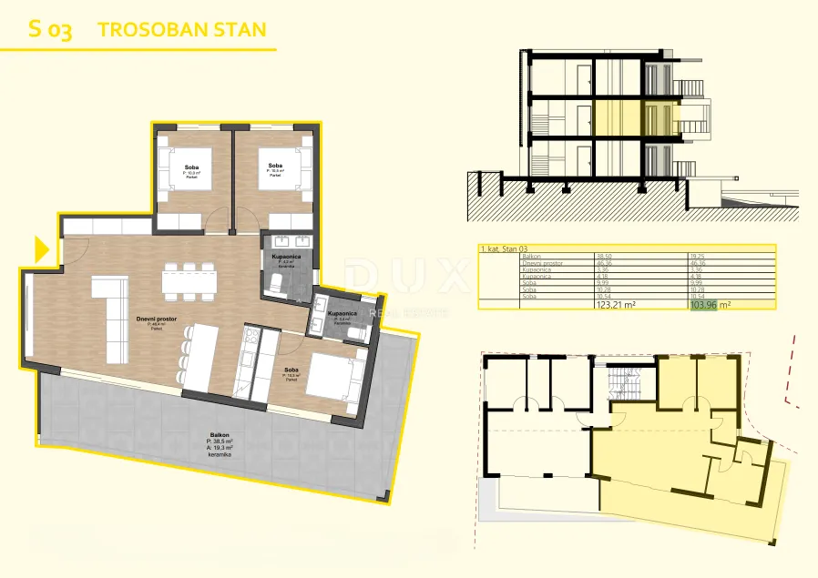 Stan - Rogoznica, 104m2