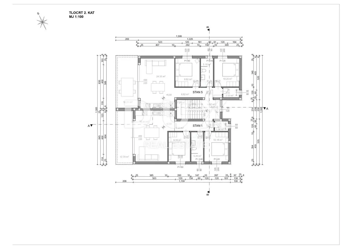 Apartment - Povljana, 67.37m2