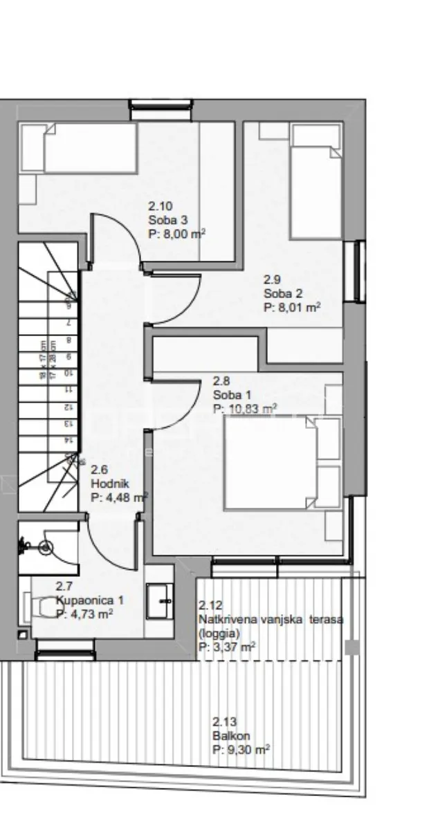 Apartment - Povljana, Otok Pag, Pag, 107.42m2