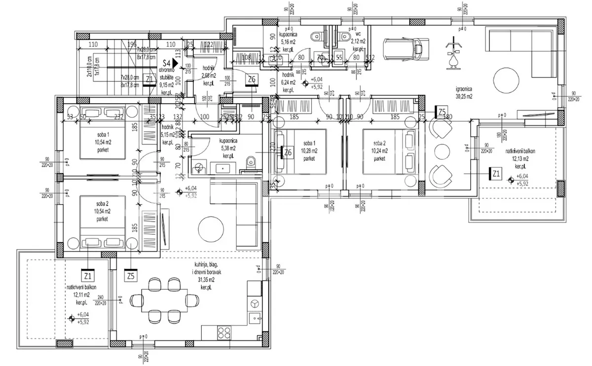 Apartment - Petrčane VI, Petrčane, Petrčane, 171.55m2