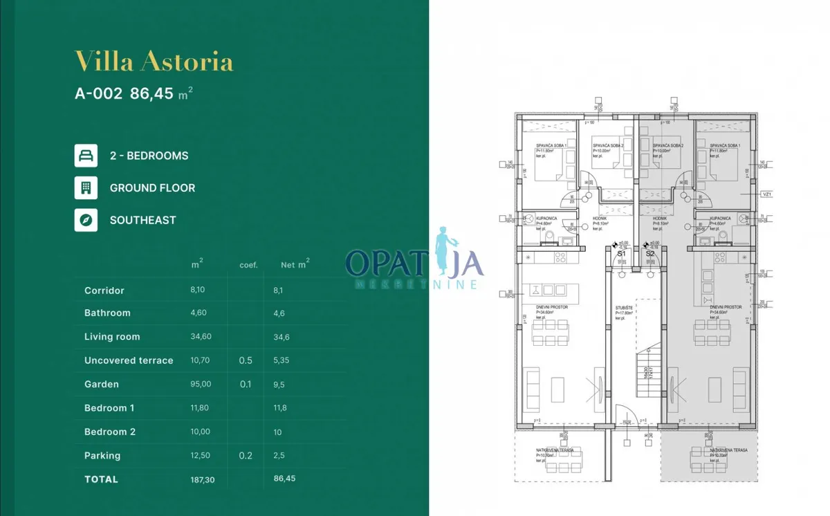 Stan - Privlaka, 86.45m2