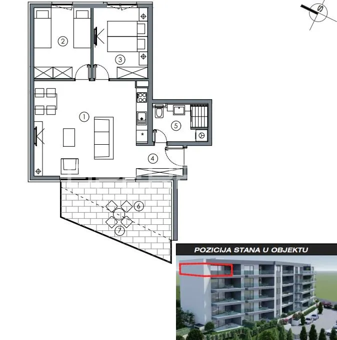 Stan - Centar, Makarska, Makarska, 69.38m2