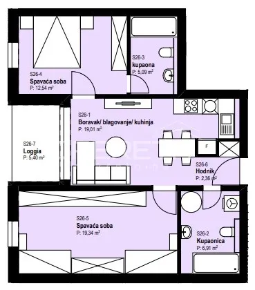 Apartment - II. Struge, Istok, Zagreb, 72m2