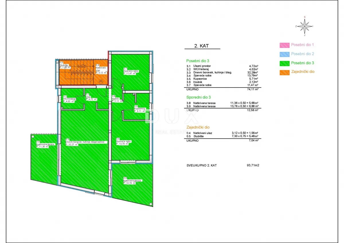 Stan - Vodice, 92.17m2