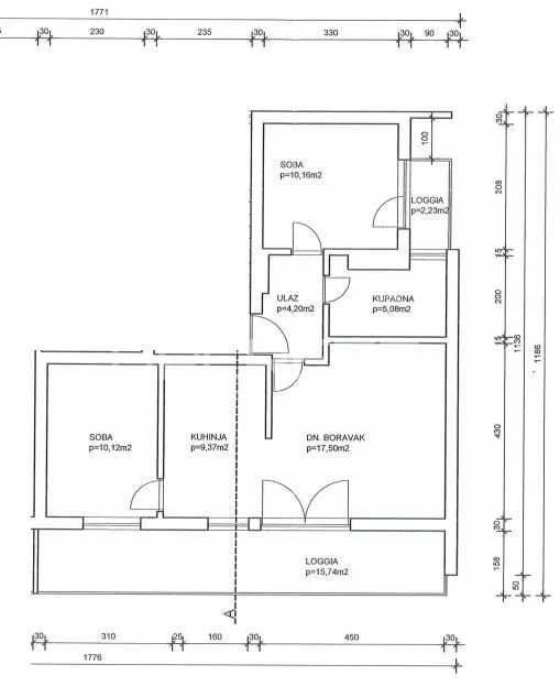 Apartment - Oboj, Maksimir, Zagreb, 73m2