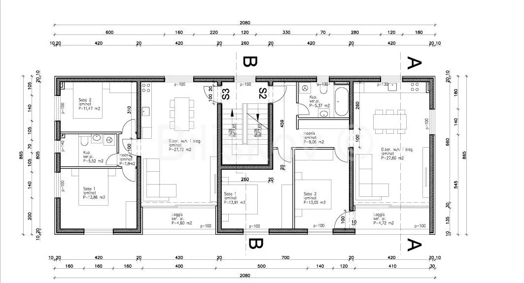 Apartment - Korčula, 84m2